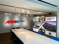 Armex Energy - realizace brandingu kanc. prostor