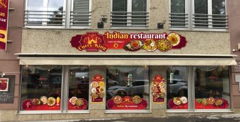 Curry King - venkovní reklama