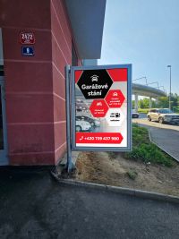 garážové stání - poutač